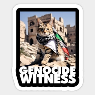 Genocide Witness Sticker